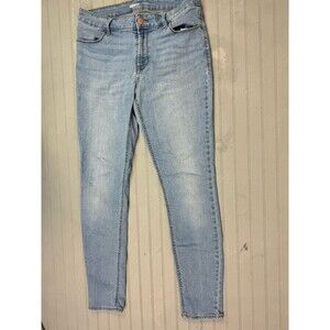 Old Navy Size 8 Womens Jeans Mid Rise Skinny Light Wash Stretch